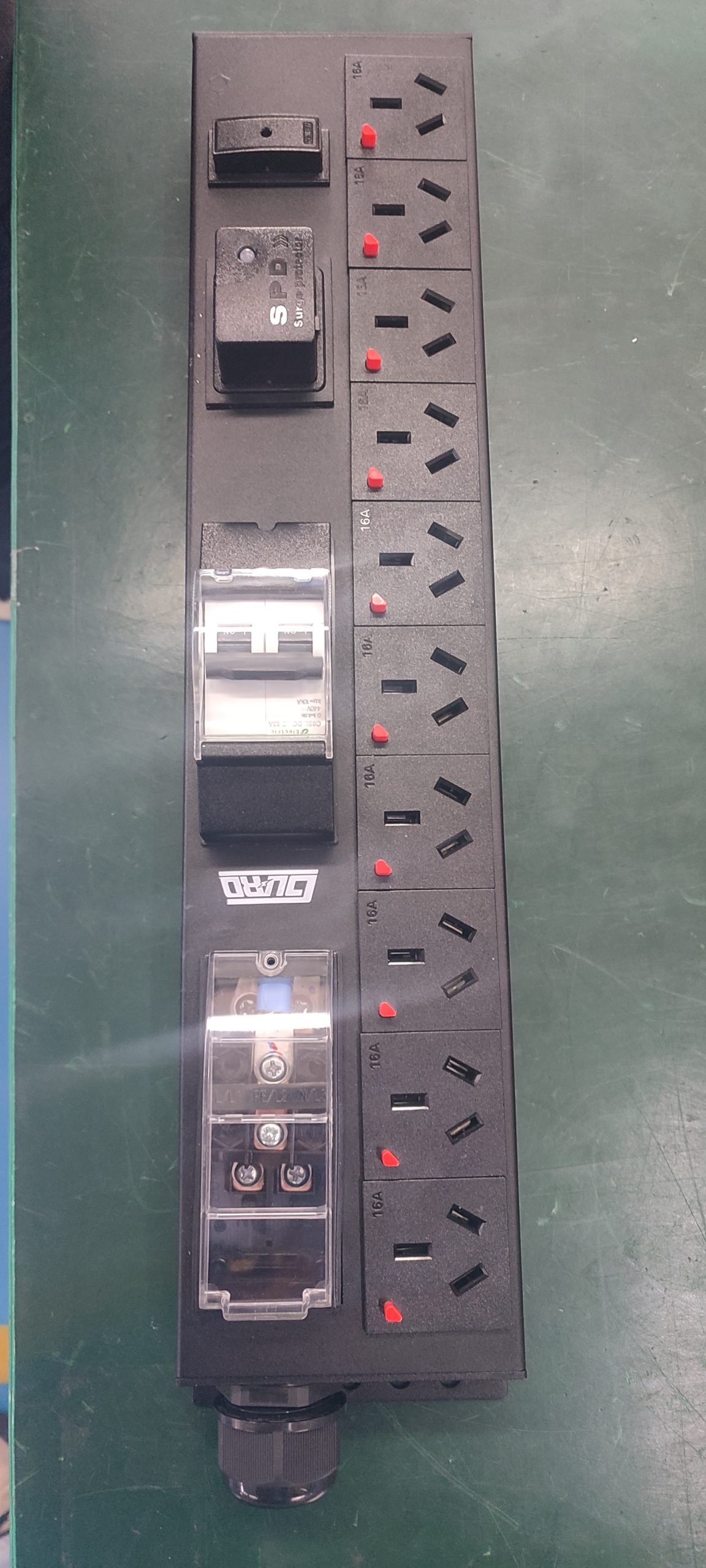 PDU-DC240V-63A2P-F-10GB16A-GDZ-GDZ-63A2P-lgt-10GB16A-FT product image 3