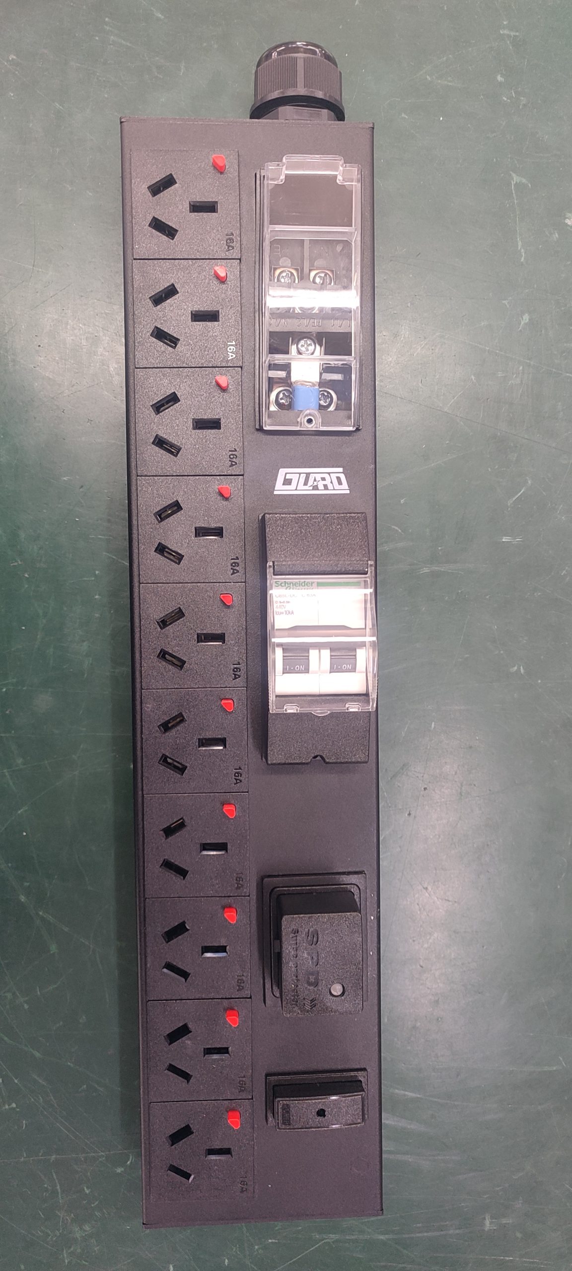 PDU-DC240V-63A2P-F-10GB16A-GDZ-GDZ-63A2P-lgt-10GB16A-FT product image 1